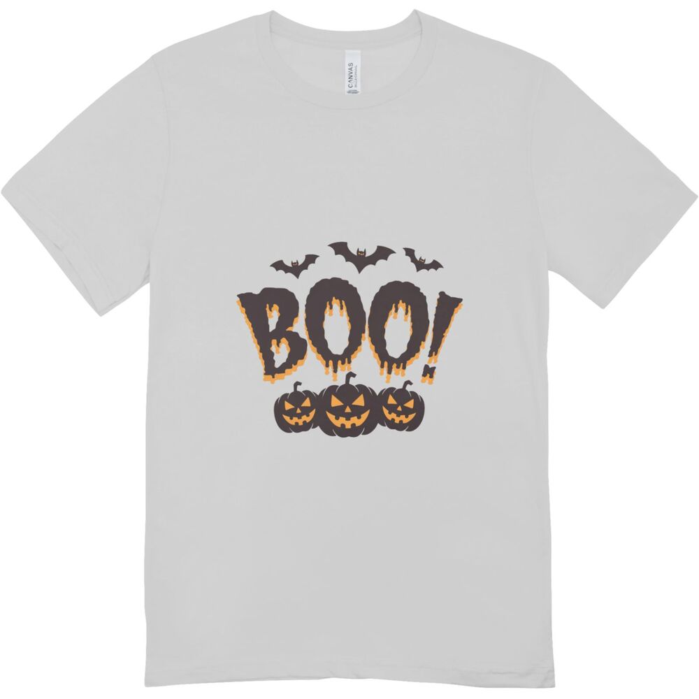 New BOO pumpkins creepy halloween t-shirt| Hanes Softstyle Unisex XL